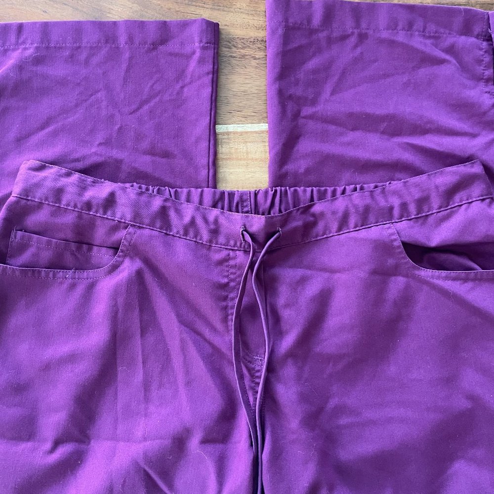 Grey's Anatomy™ by Barco Women's Riley Scrub Pant in Wine - Women's Large Petite